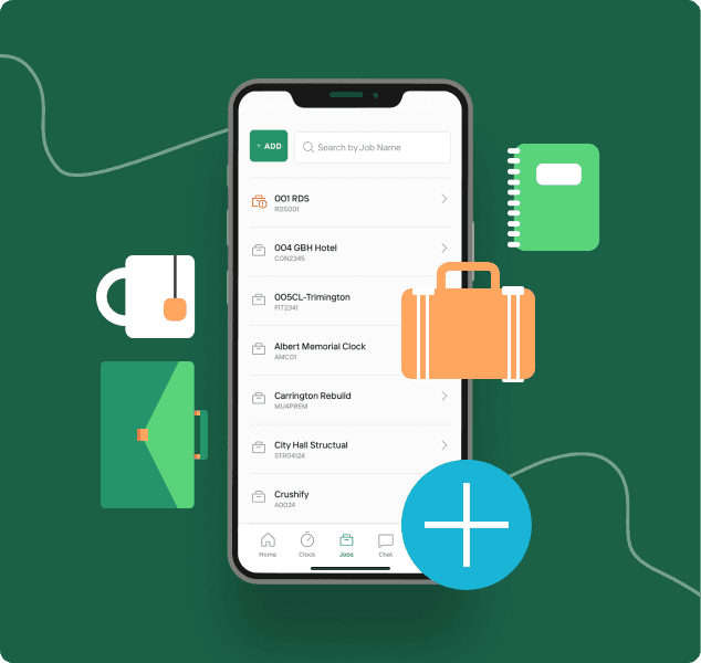 Add a new client on the app or web
